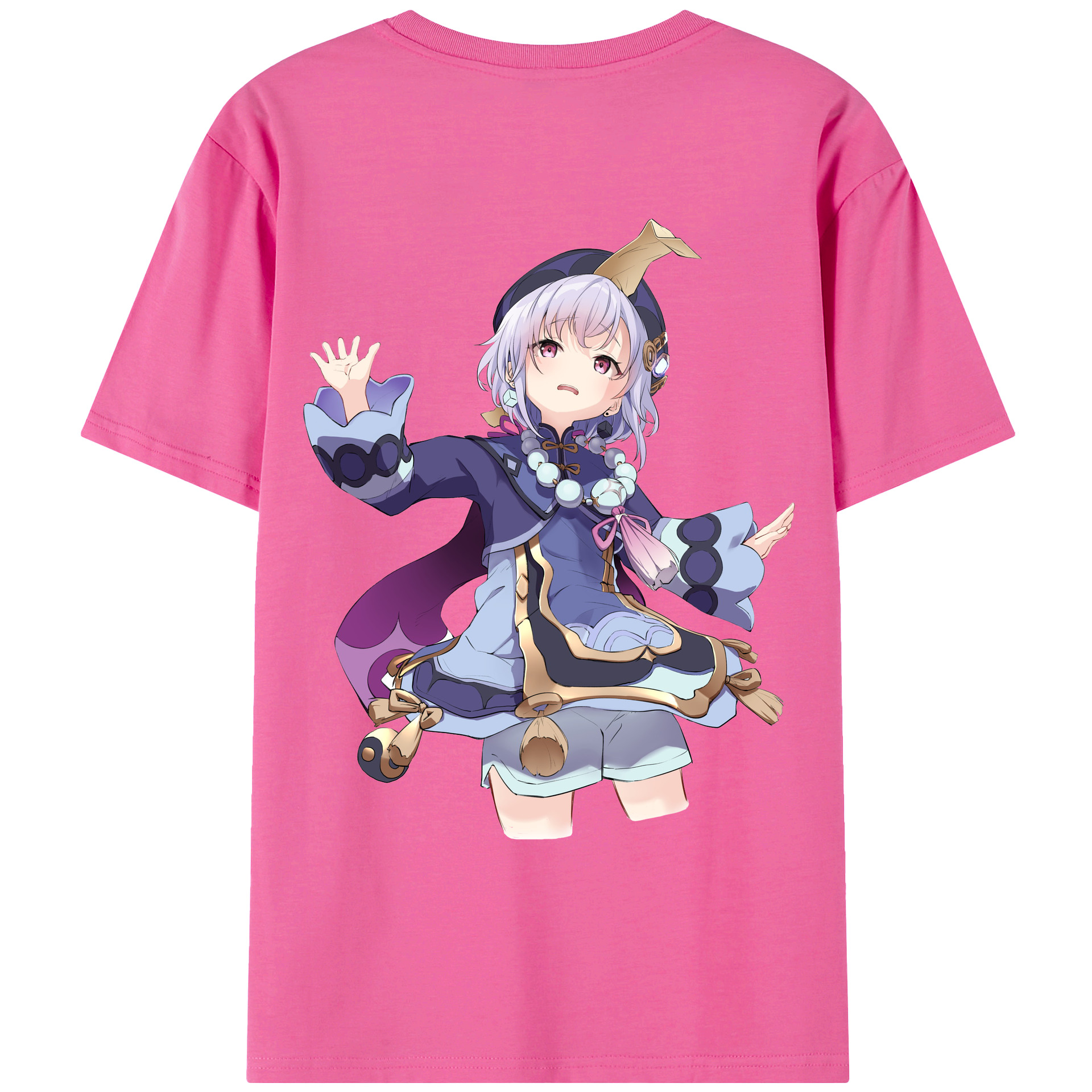 げんし神 七七 なな  genshin Nana レディース半袖Tシャツ(バックプリント)